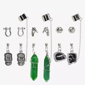 NWT Universal Monsters The Bride Of Frankenstein Couple Earring Set